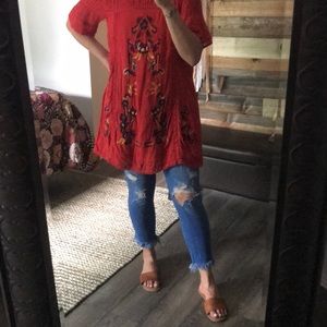 Zara Trafaluc Denim Makers Distressed Jeans